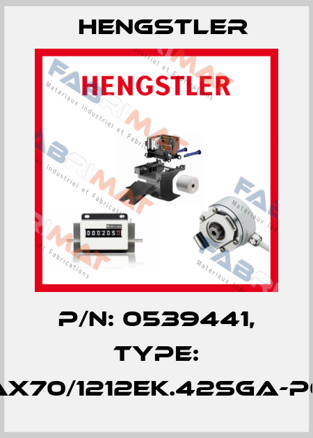 p/n: 0539441, Type: AX70/1212EK.42SGA-P0 Hengstler