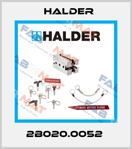 2B020.0052  Halder