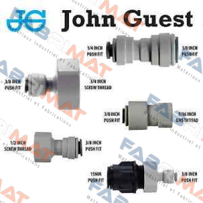 3/8”  John Guest