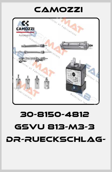 30-8150-4812  GSVU 813-M3-3  DR-RUECKSCHLAG-  Camozzi