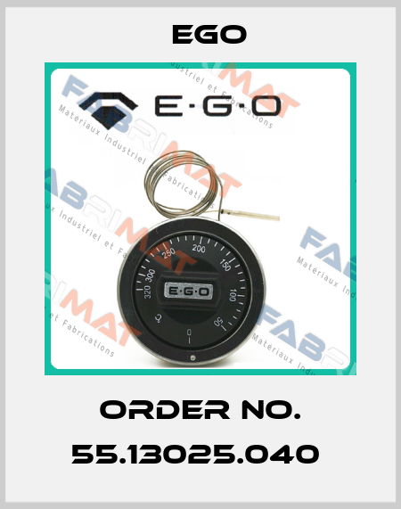 Order No. 55.13025.040  EGO