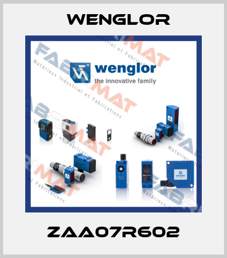 ZAA07R602 Wenglor