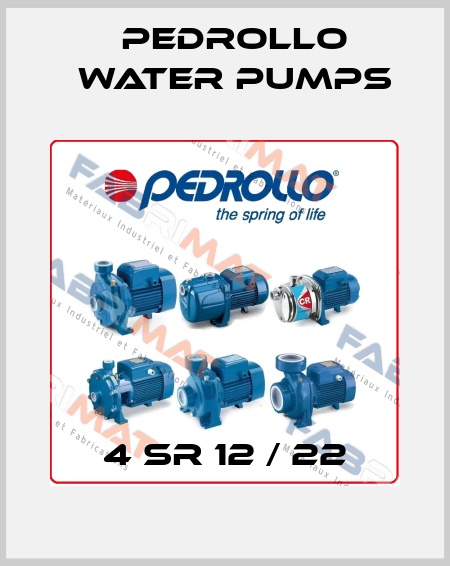 4 SR 12 / 22 Pedrollo Water Pumps