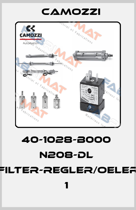 40-1028-B000  N208-DL  FILTER-REGLER/OELER 1  Camozzi