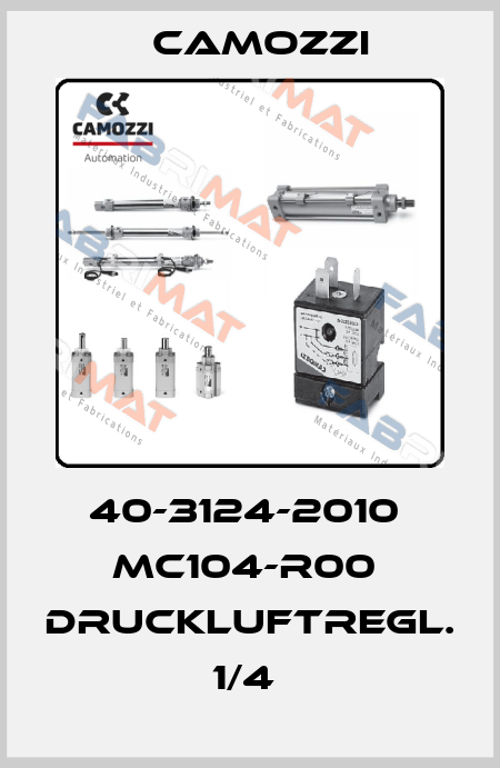 40-3124-2010  MC104-R00  DRUCKLUFTREGL. 1/4  Camozzi
