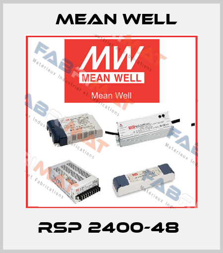 rsp 2400-48  Mean Well