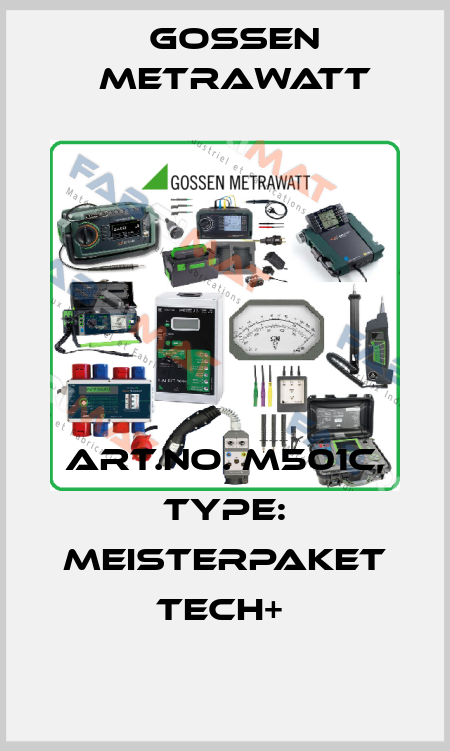 Art.No. M501C, Type: Meisterpaket TECH+  Gossen Metrawatt