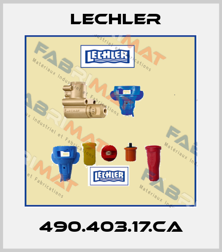 490.403.17.CA Lechler