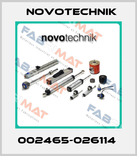 002465-026114  Novotechnik