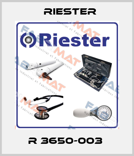 R 3650-003  Riester
