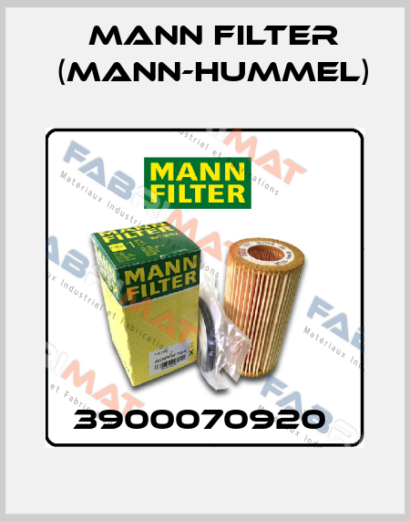 3900070920  Mann Filter (Mann-Hummel)