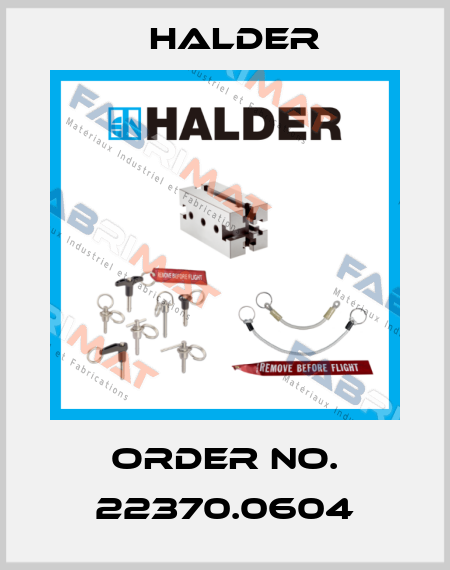 Order No. 22370.0604 Halder
