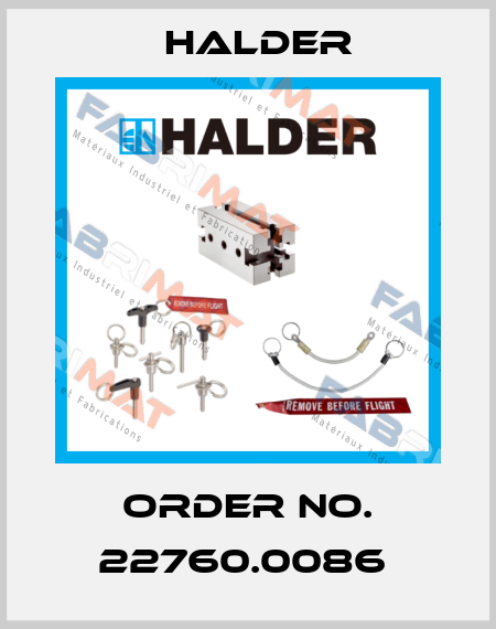 Order No. 22760.0086  Halder