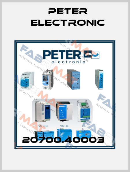 20700.40003  Peter Electronic