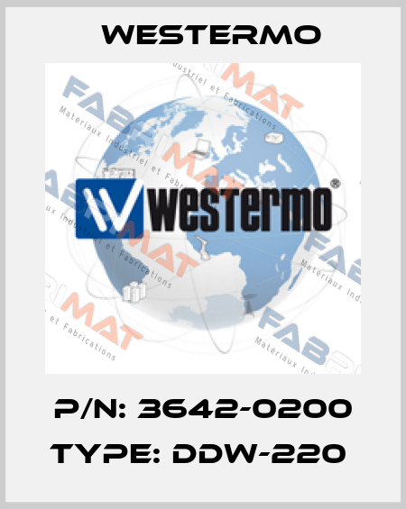 P/N: 3642-0200 Type: DDW-220  Westermo