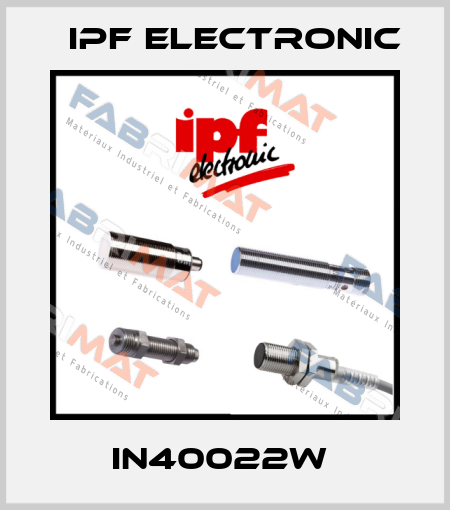IN40022W  IPF Electronic