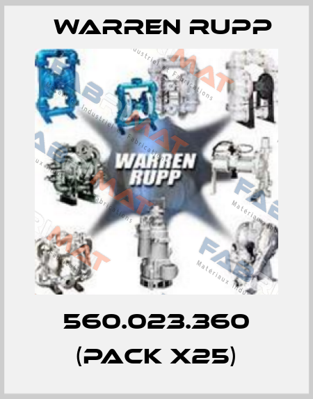 560.023.360 (pack x25) Warren Rupp