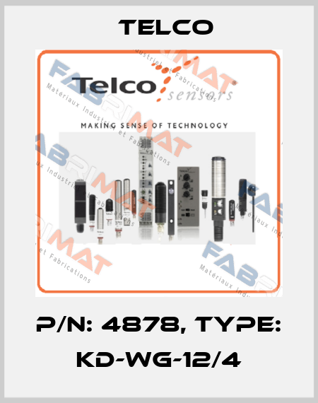 p/n: 4878, Type: KD-WG-12/4 Telco