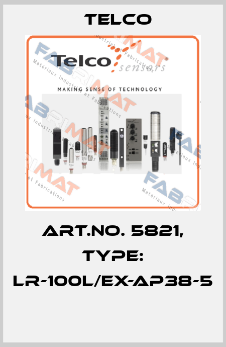 Art.No. 5821, Type: LR-100L/EX-AP38-5  Telco