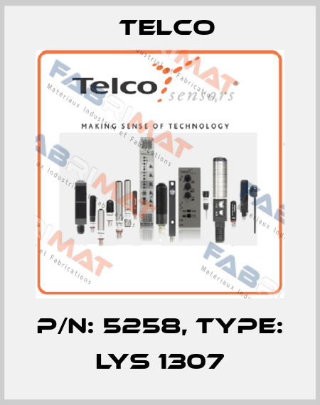 p/n: 5258, Type: LYS 1307 Telco