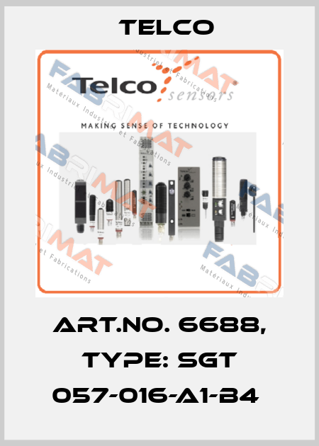 Art.No. 6688, Type: SGT 057-016-A1-B4  Telco