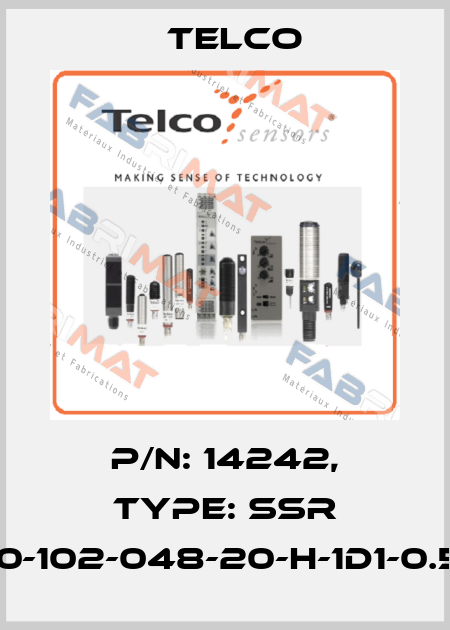 p/n: 14242, Type: SSR 01-10-102-048-20-H-1D1-0.5-J8 Telco