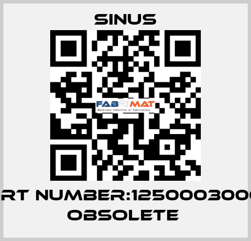 Part Number:1250003000A obsolete  Sinus