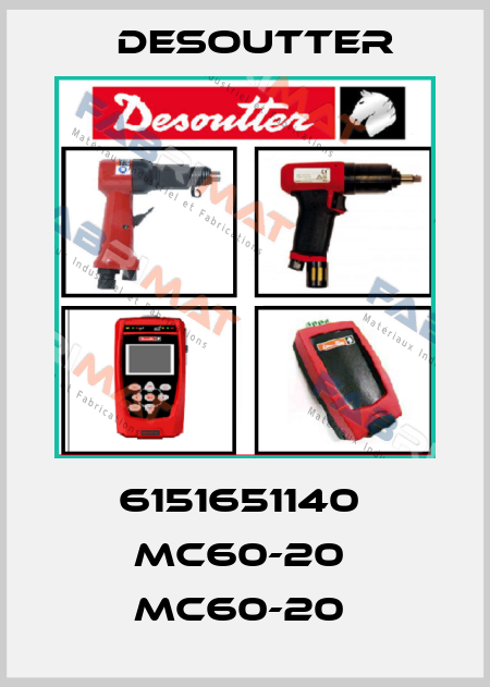 6151651140  MC60-20  MC60-20  Desoutter
