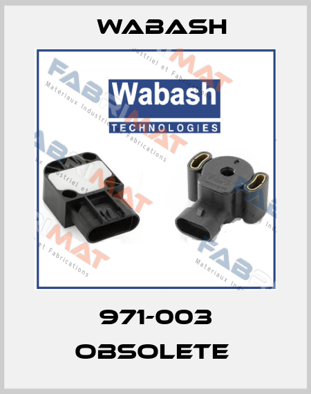 971-003 obsolete  Wabash