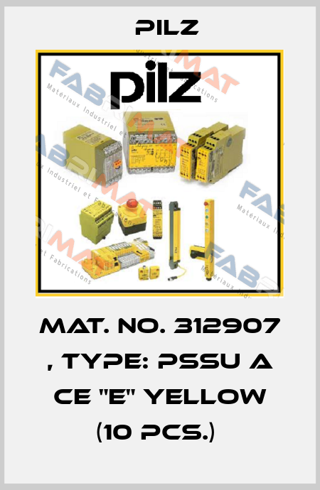 Mat. No. 312907 , Type: PSSu A CE "E" yellow (10 pcs.)  Pilz