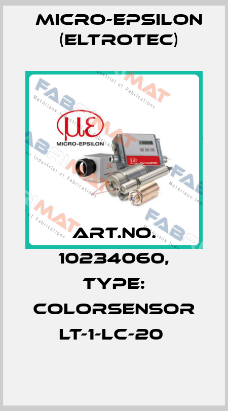 Art.No. 10234060, Type: colorSENSOR LT-1-LC-20  Micro-Epsilon (Eltrotec)
