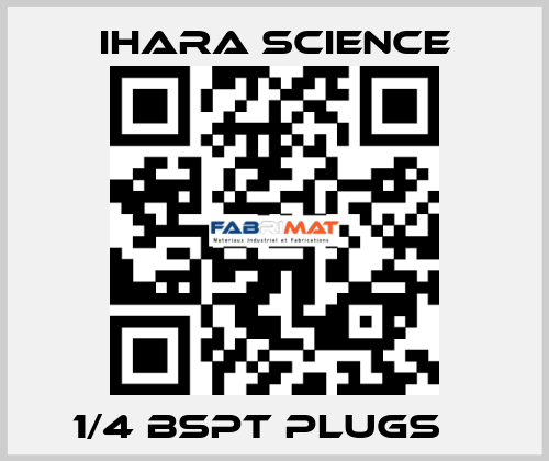 1/4 BSPT PLUGS    Ihara Science