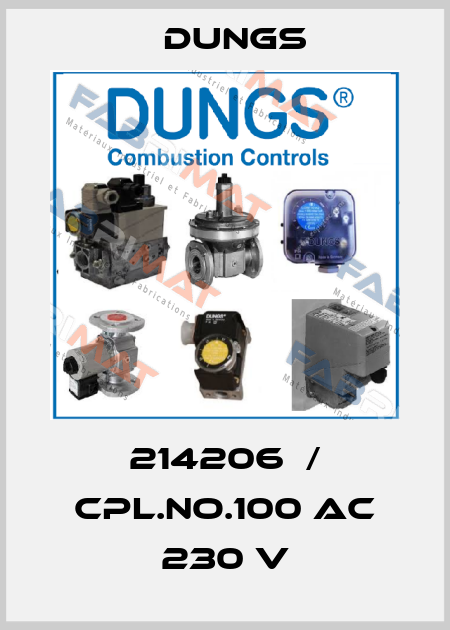 214206  / cpl.No.100 AC 230 V Dungs