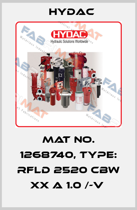 Mat No. 1268740, Type: RFLD 2520 CBW XX A 1.0 /-V  Hydac