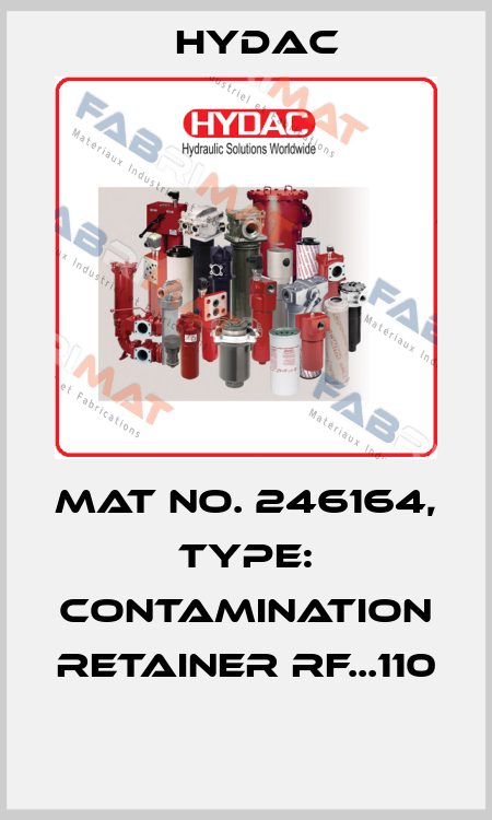 Mat No. 246164, Type: CONTAMINATION RETAINER RF...110  Hydac