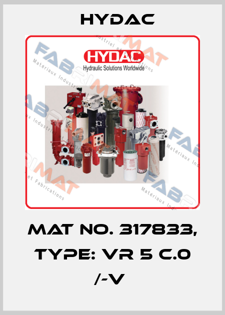 Mat No. 317833, Type: VR 5 C.0 /-V  Hydac
