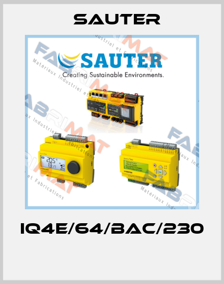 IQ4E/64/BAC/230  Sauter