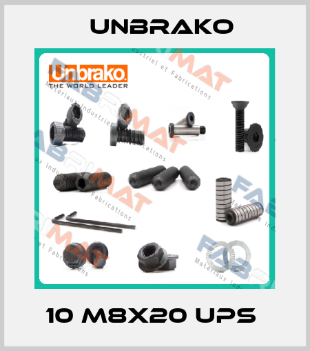 10 M8X20 UPS  Unbrako