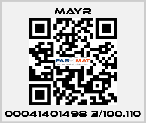 00041401498 3/100.110  Mayr