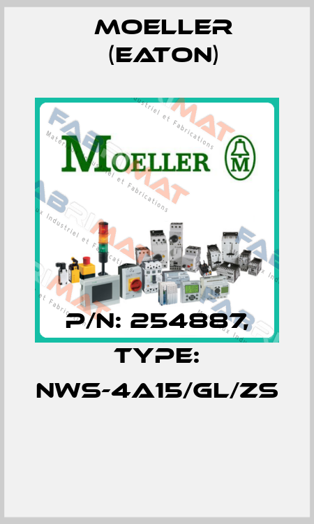 P/N: 254887, Type: NWS-4A15/GL/ZS  Moeller (Eaton)