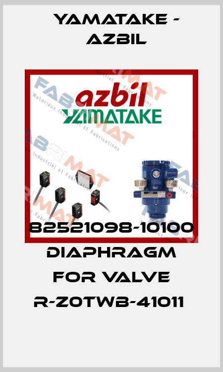 82521098-10100 DIAPHRAGM FOR VALVE R-Z0TWB-41011  Yamatake - Azbil