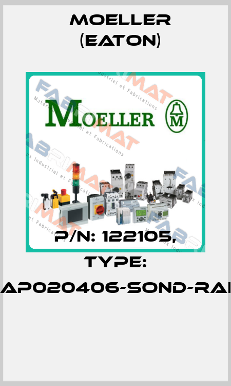 P/N: 122105, Type: XAP020406-SOND-RAL*  Moeller (Eaton)