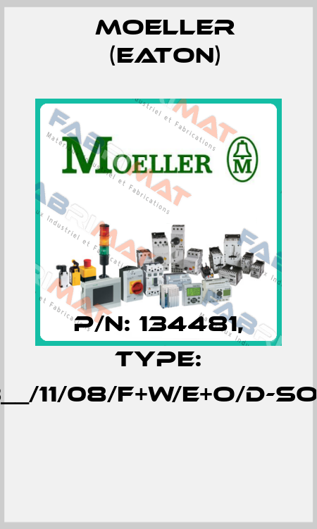P/N: 134481, Type: XMI63/3__/11/08/F+W/E+O/D-SOND-RAL*  Moeller (Eaton)