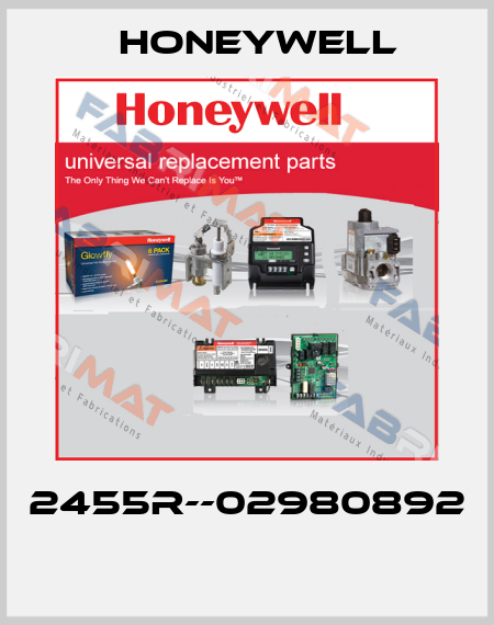 2455R--02980892  Honeywell