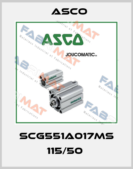 SCG551A017MS 115/50  Asco
