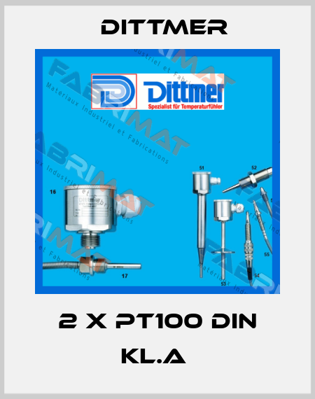 2 x PT100 DIN Kl.A  Dittmer