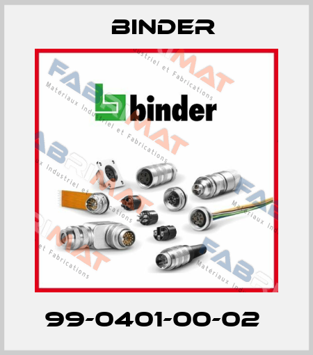 99-0401-00-02  Binder