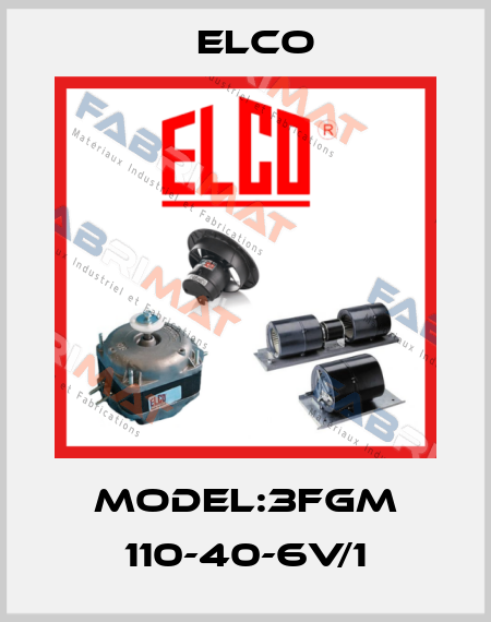 MODEL:3FGM 110-40-6V/1 Elco
