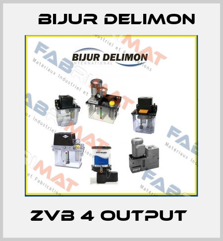 ZVB 4 Output  Bijur Delimon