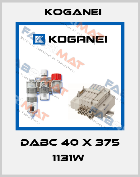 DABC 40 X 375 1131W  Koganei